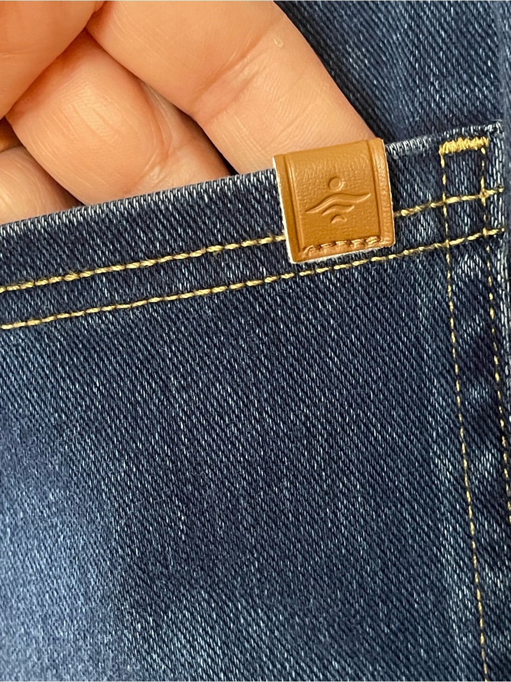 NWT Halara Women’s Flex High Waisted Pockets Wide Leg Jeans Size Med Petite - Picture 8 of 8